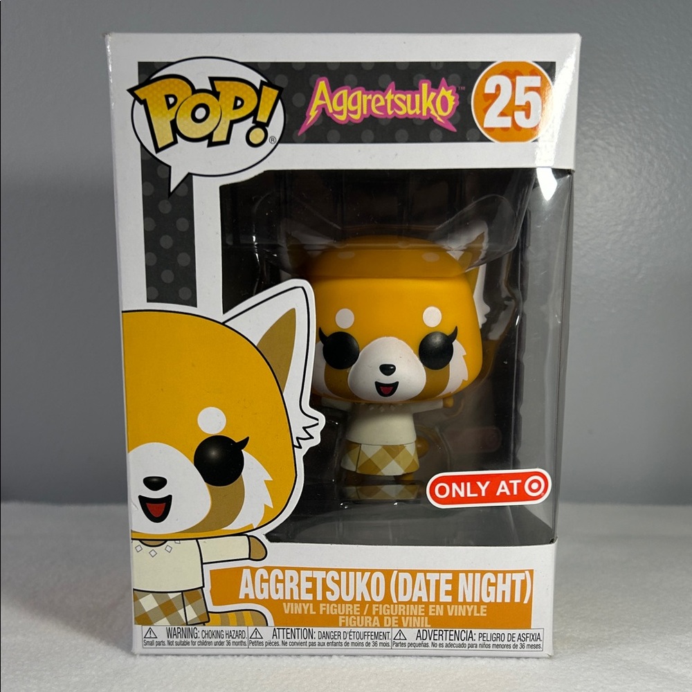 Funko Aggretsuko (Date Night) Vinyl Figure - Orange and White